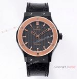 Hublot Classic Fusion Ceramic Rose Gold Bezel Watch GSF HUB1110 Movement-Knock off Hublot Watches